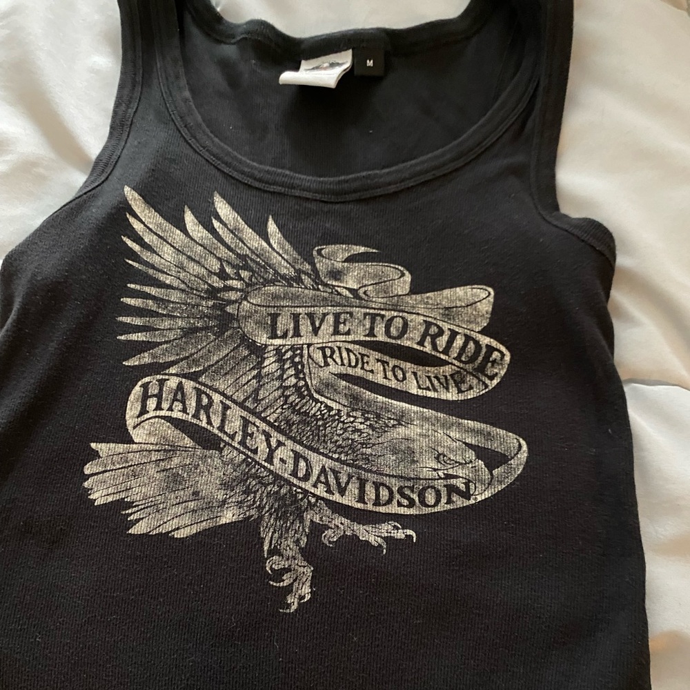 Black Harley Davidson woman's size Medium tank top
